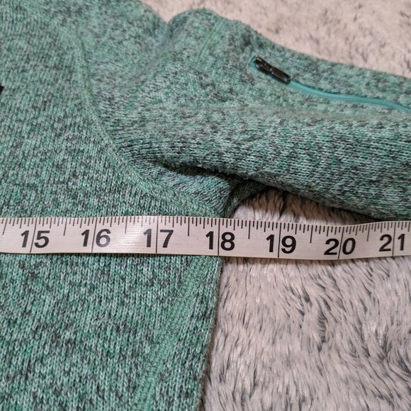 Patagonia Green Mint Better Sweater 1/4 Zip Pullover XS - Picture 3 of 7